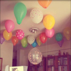 helium balloons