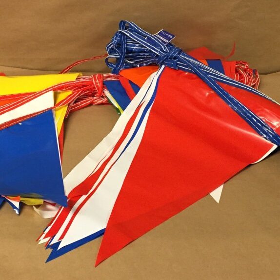 5' helium balloon pennant